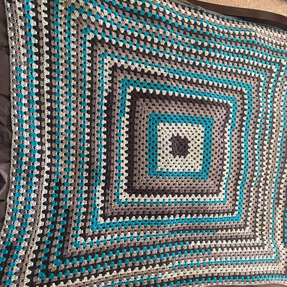 Handmade large afghan